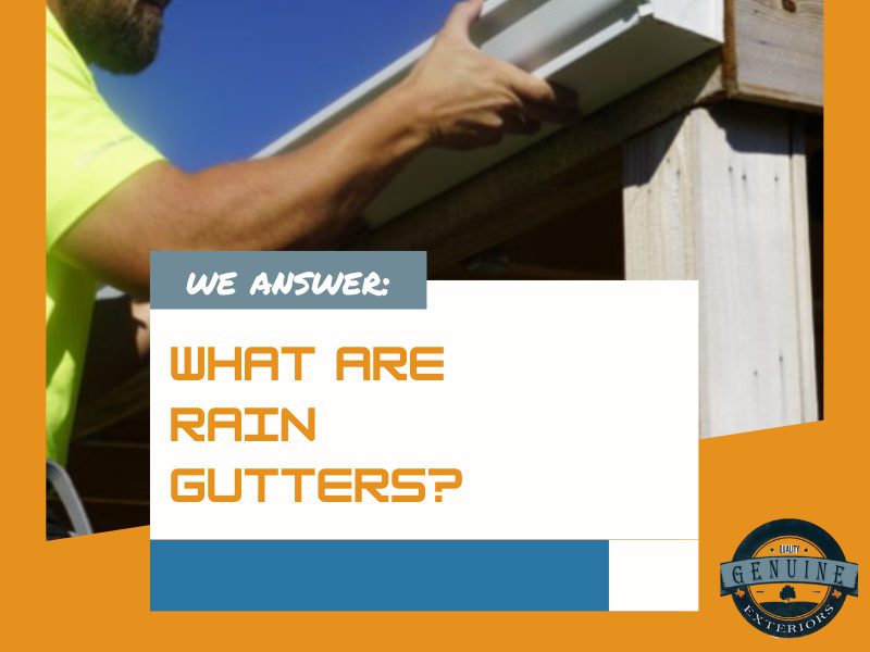 what are rain gutters